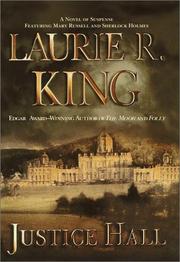 Front cover of Justice Hall by Laurie R. King
