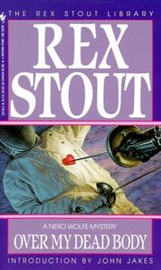 Cover of Over My Dead Body by Rex Stout