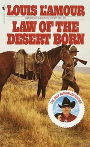 Front cover of Law of the Desert Born by Louis L'Amour