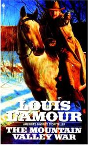 Cover of The Mountain Valley War by Louis L'Amour