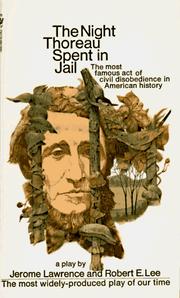 Front cover of The night Thoreau spent in jail by Jerome Lawrence