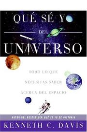 Front cover of Que Se Yo del Universo by Kenneth C. Davis