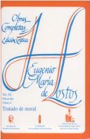 Cover of Tratado de moral by Eugenio María de Hostos