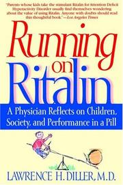 Cover of Running on Ritalin by Lawrence H. Diller