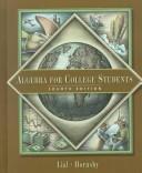 Front cover of Algebra for college students by Margaret L. Lial