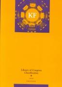 Cover of Library of Congress classification. KF. Law of the United States by Library of Congress