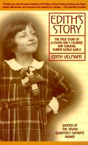 Cover of Edith's Story by Edith Velmans
