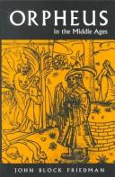 Cover of Orpheus in the Middle Ages by John Block Friedman
