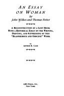 Front cover of An essay on woman by John Wilkes