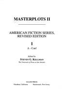 Cover of Masterplots II by Steven G. Kellman