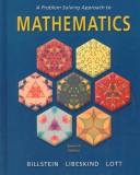 Front cover of A problem solving approach to mathematics for elementary school teachers by Rick Billstein