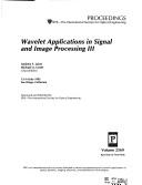 Front cover of Wavelet applications in signal and image processing III by Andrew F. Laine