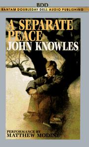 Cover of A Separate Peace by John Knowles