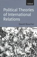 Front cover of Political theories of international relations by Boucher, David.