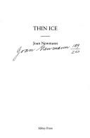 Cover of Thin ice by Joan Newmann