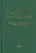 Front cover of Asia-Pacific legal development by Douglas M. Johnston
