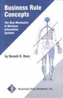 Cover of Business rule concepts by Ronald G. Ross