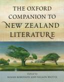 Front cover of The Oxford companion to New Zealand literature by Robinson, Roger