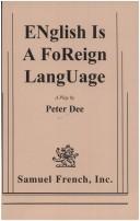 Cover of English is a foreign language by Peter Dee