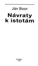 Cover of Návraty k istotám by Ján Boor