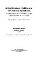 Front cover of A multilingual dictionary of Chinese Buddhism = by Christoph Kleine