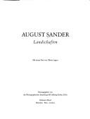 Cover of August Sander by August Sander
