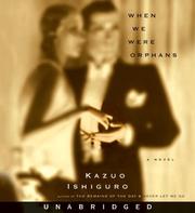 Cover of When We Were Orphans by Kazuo Ishiguro