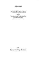 Front cover of Pfortenbuchstudien by Jürgen Zeidler