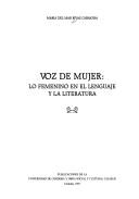 Front cover of Voz de mujer by María del Mar Rivas Carmona