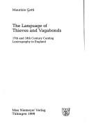 Cover of The language of thieves and vagabonds by Maurizio Gotti