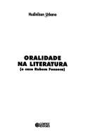 Front cover of Oralidade na literatura by Hudinilson Urbano