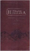 Front cover of Trans-Himalaya; discoveries and adventures in Tibet by Sven Hedin