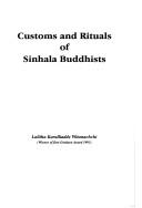 Front cover of Customs and rituals of Sinhala Buddhists by Lalitha K. Witanachchi