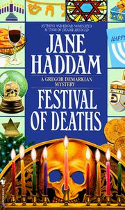 Front cover of A Festival of Deaths by Jane Haddam