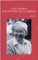 Cover of Paul Ricœur, une poétique de la morale by Alain Thomasset