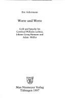 Cover of Worte und Werte by Eric Achermann
