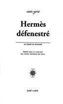 Cover of Hermès défenestré by Salah Stétié
