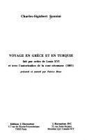Front cover of Voyage en Grèce et en Turquie by C. S. Sonnini
