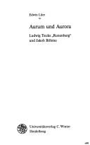 Cover of Aurum und Aurora by Edwin Lüer