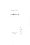 Front cover of Kein Ende der Zukunft by Michael F. Benedikt