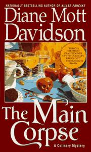 Front cover of The Main Corpse (Goldy Culinary Mysteries, Book 6) by Diane Mott Davidson