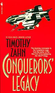 Front cover of Conquerors' Legacy (The Conquerors Saga, Book Three) by Timothy Zahn