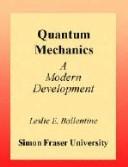 Cover of Quantum mechanics by Leslie E. Ballentine