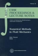 Cover of Numerical methods in fluid mechanics by Alain Vincent
