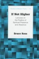 Cover of If not higher by Bruce Ross
