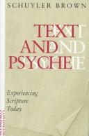 Cover of Text and Psyche by Schuyler Brown