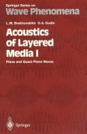 Front cover of Acoustics of layered media I by L. M. Brekhovskikh