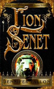 Front cover of The lion of Senet by Jennifer Fallon