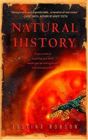 Front cover of Natural history by Justina Robson