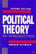 Front cover of Political theory by Andrew Heywood